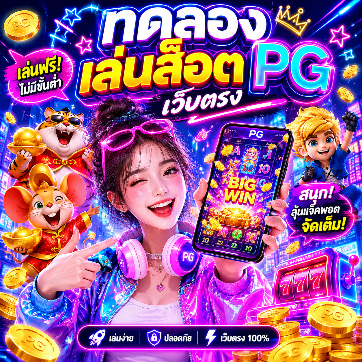 ทดลองเล่นสล็อตpgเว็บตรง