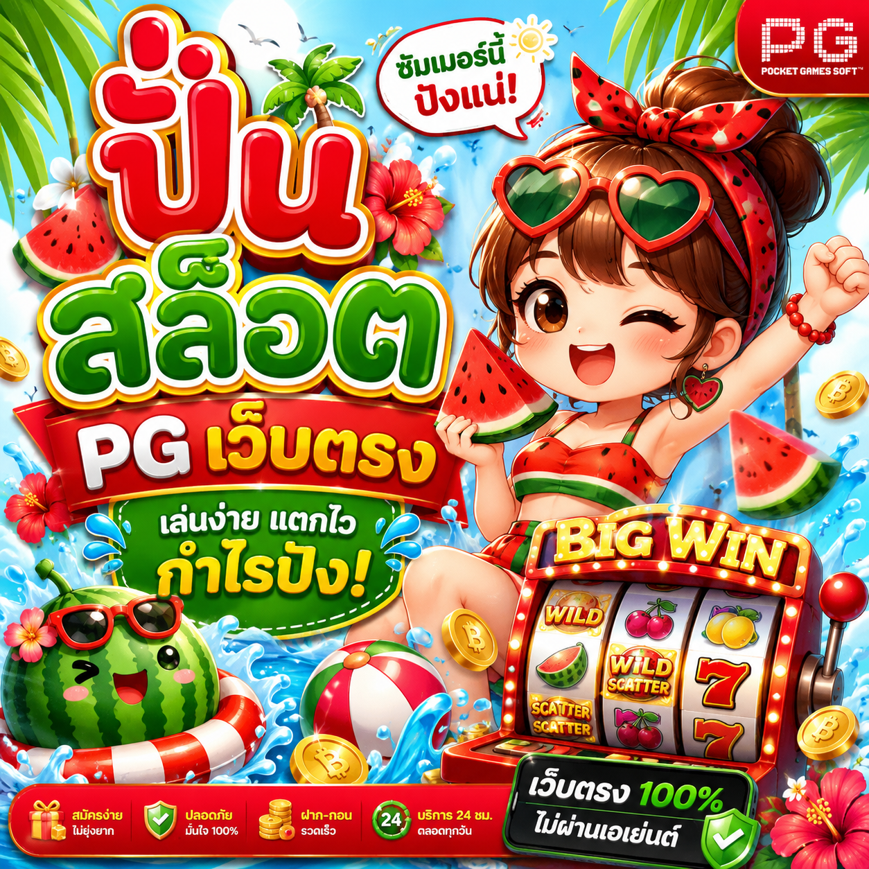 ปั่นสล็อต pg เว็บตรง