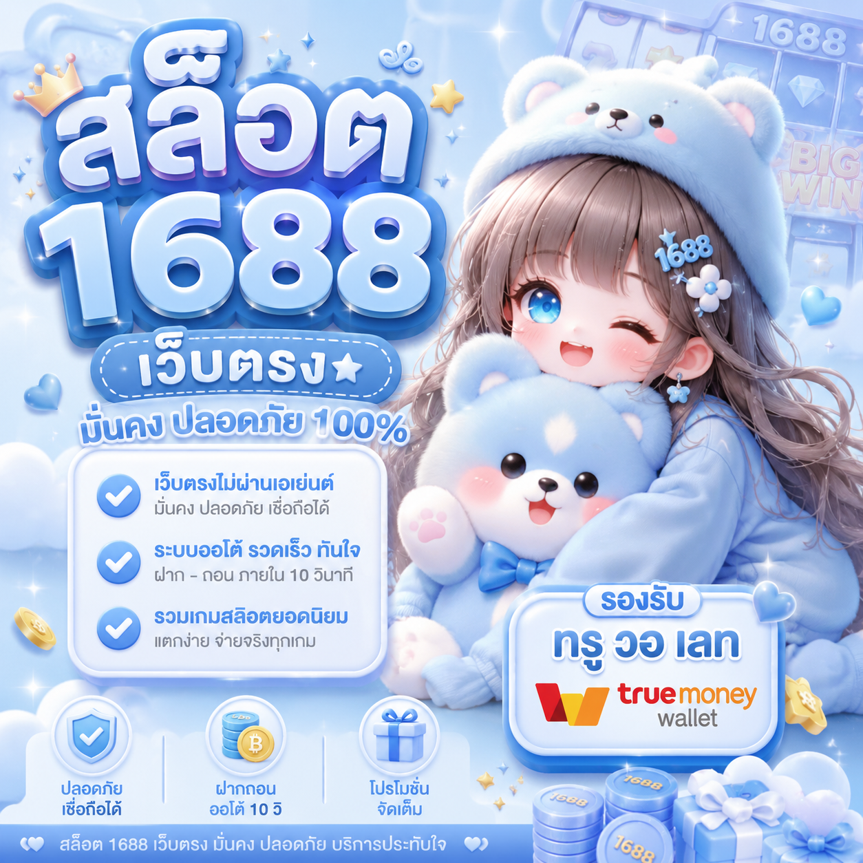 สล็อต 1688 เว็บตรง ทรู วอ เลท