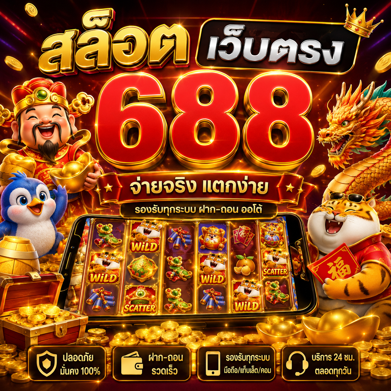 สล็อต เว็บตรง 688 แพลตฟอร์มเกมออนไลน์ยุคใหม่