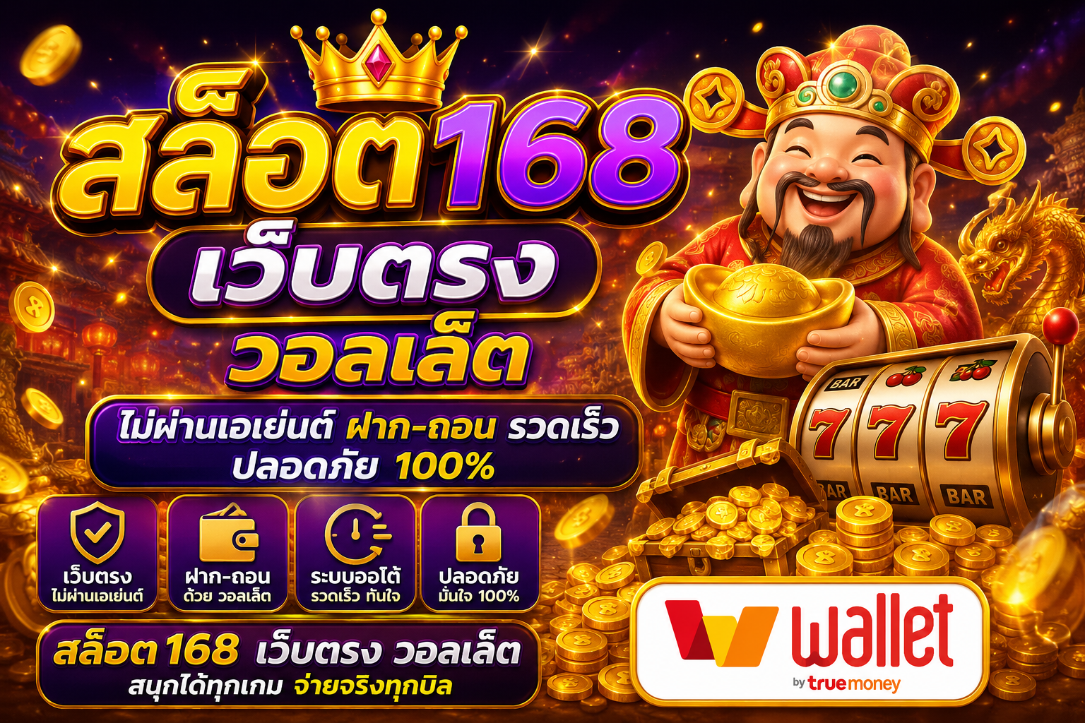 สล็อต168 เว็บตรง วอลเล็ต ไม่มีขั้นต่ำ เกมออนไลน์ยุคใหม่ โหลดไว
