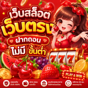 เว็บสล็อต เว็บตรง ฝากถอน ไม่มี ขั้นต่ำ