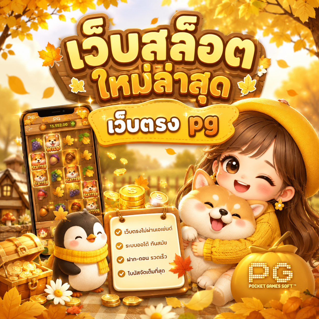 เว็บสล็อต ใหม่ล่าสุด เว็บตรง pg