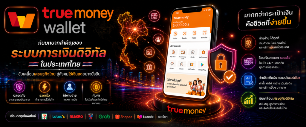TrueMoney Wallet กับบทบาทสำคัญของระบบการเงินดิจิทัลในประเทศไทย​