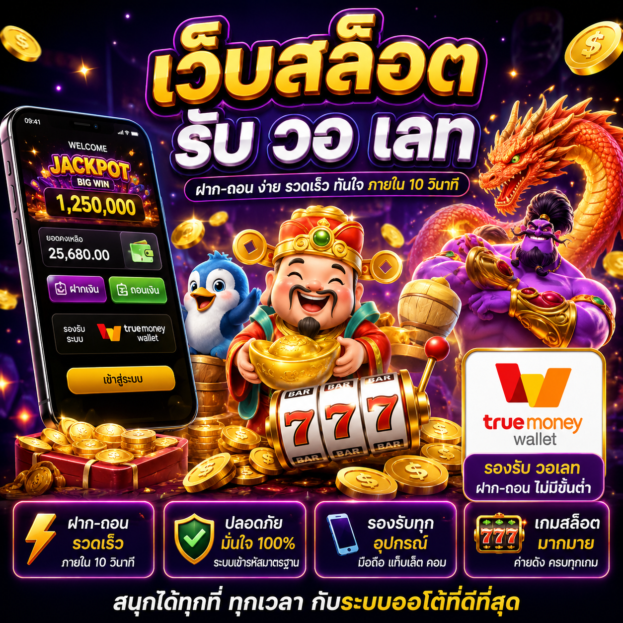 เว็บสล็อต รับ วอ เลท